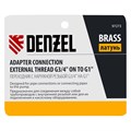 Переходник с наружной резьбой G3/4"-G1" Denzel 24020