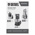 Дренажный насос DP-800A, 800 Вт, подъем 5 м, 13000 л/ч Denzel 24022