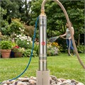 Скважинный насос DWC-4-80, центробежный, диаметр 4", 1500 Вт, 5700 л/ч, напор 80 м Denzel 24026
