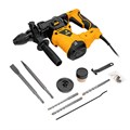 Перфоратор электрический RHV-1250-30, SDS-plus, 1250 Вт, 5 Дж, 3 плюс 1 режим Denzel 24040