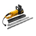 Пила цепная электрическая EDS-2200, 2.2 кВт,продольная, шина 45 см, шаг 3/8, паз 1.3 мм, 62 звена Denzel 24069