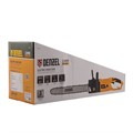 Пила цепная электрическая EDS-2200, 2.2 кВт,продольная, шина 45 см, шаг 3/8, паз 1.3 мм, 62 звена Denzel 24069