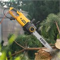 Пила цепная электрическая EDS-2200, 2.2 кВт,продольная, шина 45 см, шаг 3/8, паз 1.3 мм, 62 звена Denzel 24069