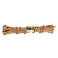 Веревка джутовая, L 10 м, крученая, D 8 мм Сибртех 24098