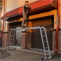 Лестница шарнирная алюминиевая, 4 х 5 ступеней, Сибртех 24202