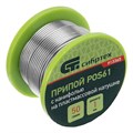 Припой с канифолью, D 1 мм, 50 г, POS61, на пластмассовой катушке Сибртех 24235