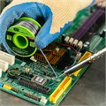 Припой с канифолью, D 2 мм, 100 г, POS61, на пластмассовой катушке Сибртех 24244