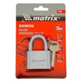 Замок навесной, хромированное покрытие 50 мм Matrix 24273