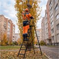 Стремянка 8 ступеней, компактная, стальная Сибртех 24405