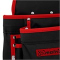 Подсумок поясной, 8 карманов, держатель для молотка, для клещей Matrix 24413