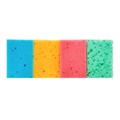 Губки для посуды Coral, 95 x 64 x 36 мм, 4 шт, Home Palisad 24550