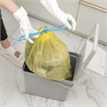 Пакеты для мусора с завязками 35 л x 15 шт. желтые, Home Palisad 24585