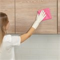 Салфетка из микрофибры для оптики, стекол и зеркал, 350 x 300 мм, коралловая, Home Palisad 24611
