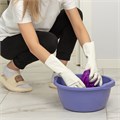 Салфетка из микрофибры для пола, 500 x 600 мм, фиолетовая, Home Palisad 24614