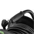 Удлинитель силовой на кабельной катушке, ПВС, 25 м, 4 розетки с крышкой, IP44, 16А, УХз16, Сибртех 24653