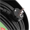 Удлинитель силовой на кабельной катушке, ПВС, 50 м, 4 розетки с крышкой, IP44, 16А, УХз16, Сибртех 24654