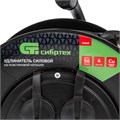 Удлинитель силовой на кабельной катушке, ПВС, 50 м, 4 розетки с крышкой, IP44, 16А, УХз16, Сибртех 24654