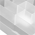 Блок для мелочей, 17 x 16 см, прозрачный матовый Сибртех 24690