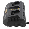 Устройство зарядное для аккумуляторов IBC-18-3.0-2, Li-Ion, 18В, 3.0 А, для двух батарей Denzel 24709