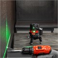 Лазерный уровень ML 06 Green, 30 м, 520 нм, аккумулятор Li 2800 мАч, резьба 5/8" Matrix 24715