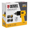 Ударный пневмогайковерт IW860, 1/2", 7000 об/мин, 868 Нм Denzel 24733