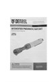 Усиленная пневмотрещотка RP100, 1/2", 160 об/мин, 100 Нм Denzel 24736