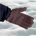 Перчатки трикотажные, двойные, полушерстяные, с ПВХ покрытием, Сибртех 24768