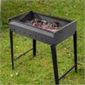 Мангал сварной, 605 х 375 х 138/640 мм, сталь 2 мм, Camping Palisad 24776