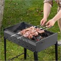 Мангал сварной, 605 х 375 х 138/640 мм, сталь 2 мм, Camping Palisad 24776