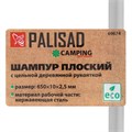 Шампур плоский 650 x 10 x 2,5 мм, с цельной деревянной рукояткой, нержавеющая сталь, Camping Palisad 24782