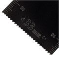 Насадка для МФИ режущая пазовая прямая, BiM, по металлу и дереву, 33 x 1.4 мм, мелкий зуб Denzel 24813