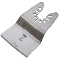 Насадка для МФИ шабер полукруг, Inox, для снятия краски и др., ширина 50 мм, длина общая 74 мм, ступенчатый Denzel 24819