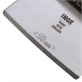 Насадка для МФИ шабер полукруг, Inox, для снятия краски и др., ширина 50 мм, длина общая 74 мм, ступенчатый Denzel 24819