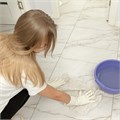 Салфетка для пола х/б, 500x700 мм, белая, Home Palisad 24878