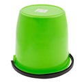Ведро пластмассовое круглое 13 л, с крышкой, Light Elfe 24890