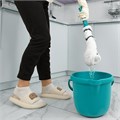 Швабра отжимная скручиванием 120 см, насадка из микрофибры, 120 г, Home Palisad 24902