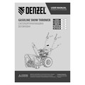 Бензиновая снегоуборочная машина SB 560, 212 cc, ручной старт Denzel 24949