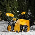 Бензиновая снегоуборочная машина SBM 610S PRO, 212 cc, электростартер, фара, обогрев Denzel 24952