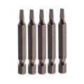 Бита SL4 x 50, сталь CrMo, 5 шт. Сибртех 27184
