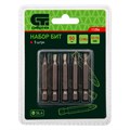 Бита SL4 x 50, сталь CrMo, 5 шт. Сибртех 27184