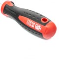 Отвертка Profi, SL4 х 100 мм, S2, двухкомпонентная рукоятка Matrix 27190
