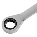 Ключ накидной трещоточный, 18 х 19 мм, CrV, зеркальный хром Matrix Professional 27255