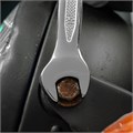 Ключ комбинированный, 15 мм, CrV, антислип Stels 27289