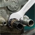 Ключ комбинированный, 19 мм, CrV, антислип Stels 27293
