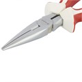 Длинногубцы прямые WHite Nickel, 180 мм, никелированные, трехкомпонентные рукоятки Matrix 27314