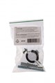 Хомут сантехнический для труб 3/4, 25-28 мм, с резиновым уплотнением, шпилькой и дюбелем, 1 шт Сибртех 27385