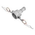 Соединитель для шлангов тип C, 3/4" Сибртех 27494