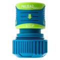 Соединитель для шланга 3/4, аквастоп, двухкомпонентный Palisad Luxe 27503