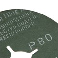 Круги фибровые 5 шт, Р 80, 115 х 22 mm Matrix 27593