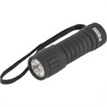 Фонарь светодиодный, черный корпус с мягким покрытием, 9 Led, 3хААА Denzel 27686